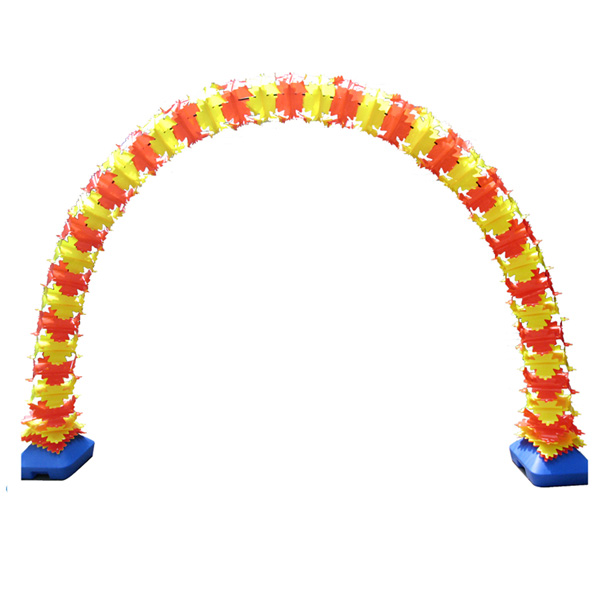 PVC아치 똑딱이연결형 30CM광폭 [옐로우/오렌지]