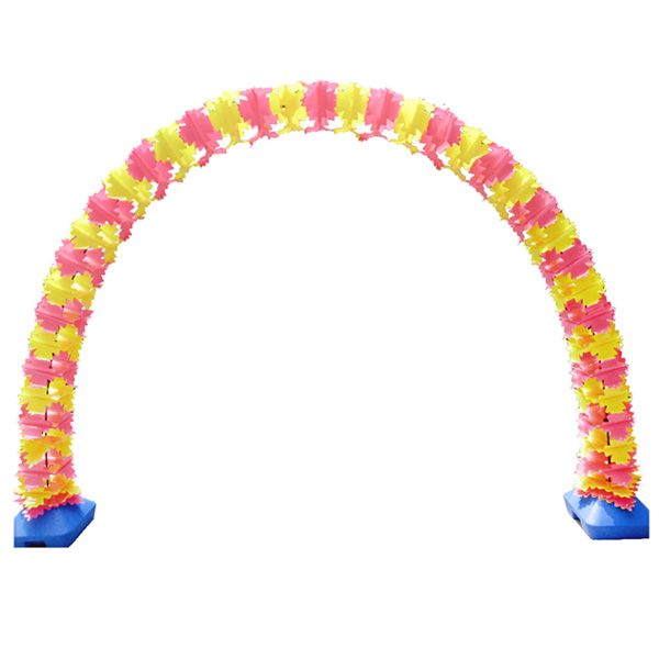 PVC아치 똑딱이연결형 30CM광폭 [옐로우/핑크]