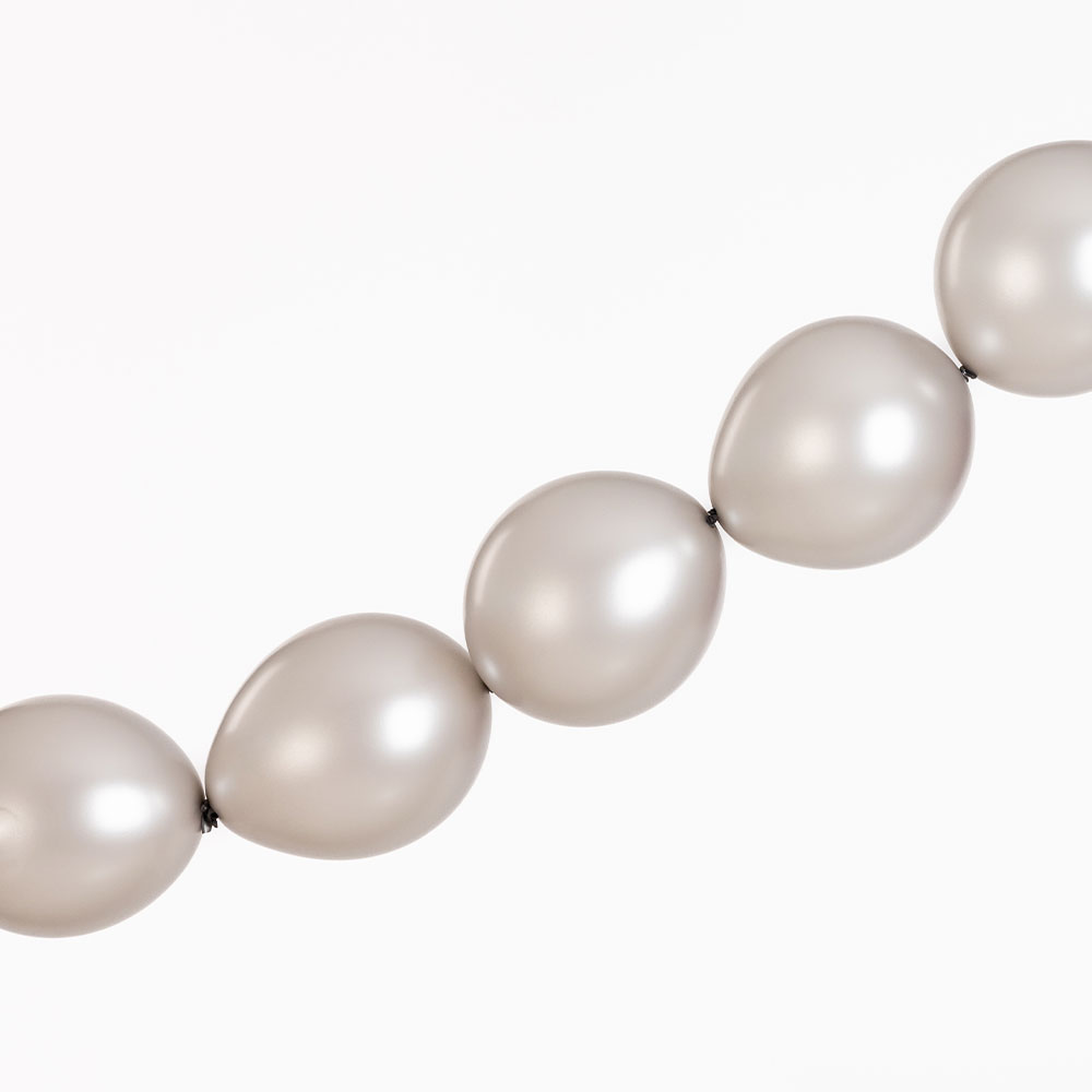 [셈퍼텍스] 링커벌룬 15cm 펄실버(481) [100입]