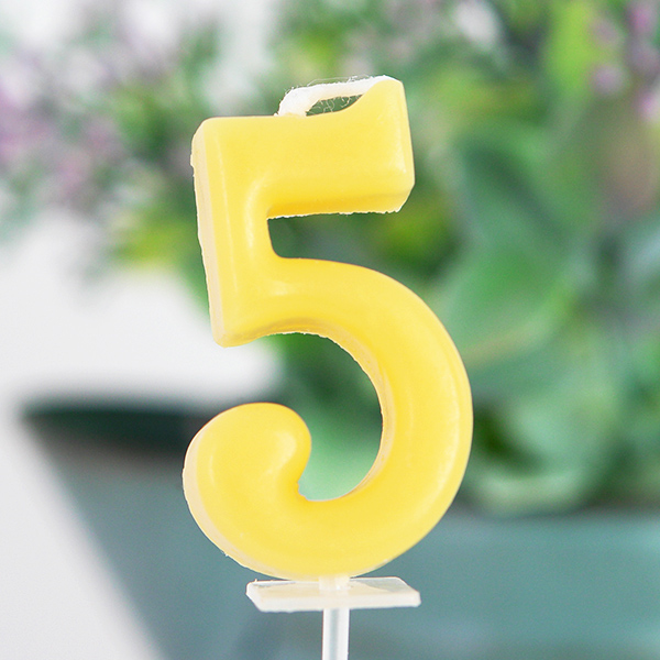 미니숫자초 [5번] 10개한팩