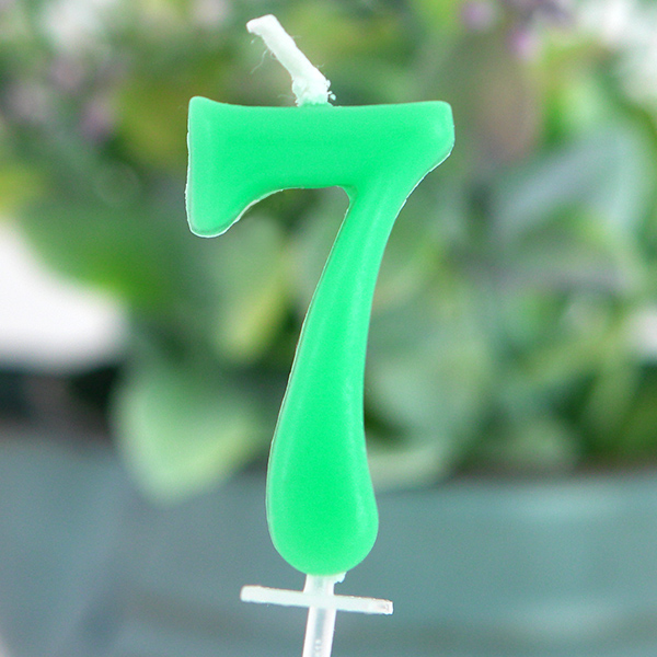 미니숫자초 [7번] 10개한팩