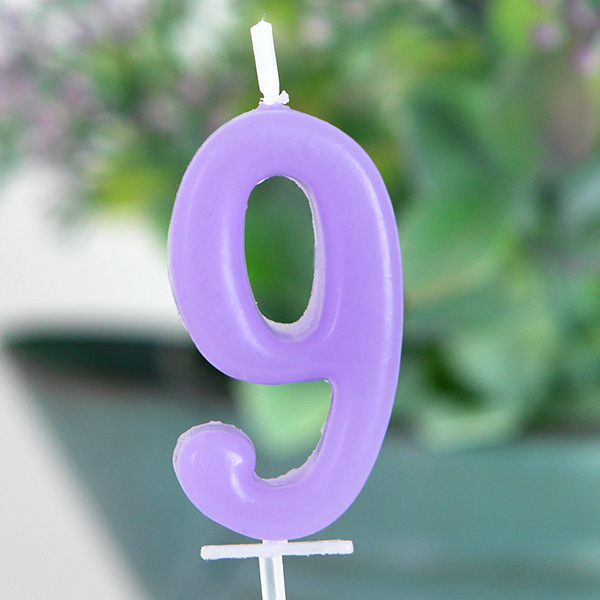 미니숫자초 [9번] 10개한팩