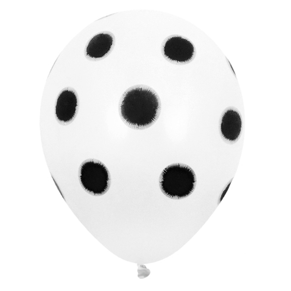 [셈퍼텍스] 30cm 땡땡이 화이트앤블랙 [50입] 1+1증정행사 한봉사면한봉더