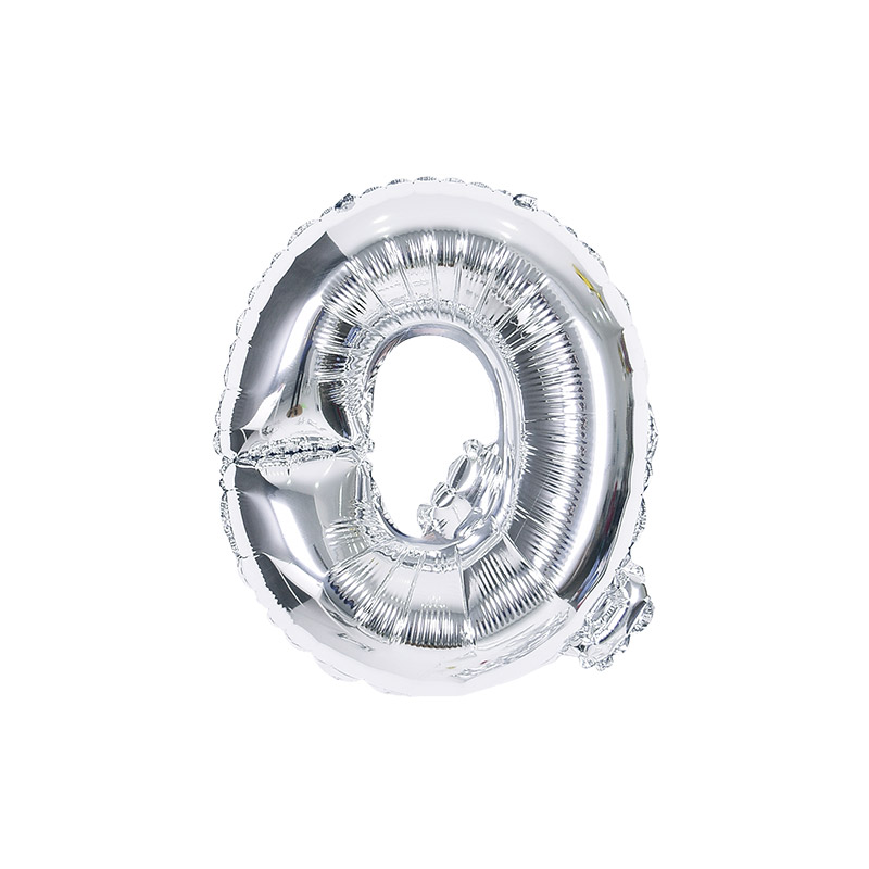 알파벳은박풍선 소 실버 [Q] 자동실링 10입