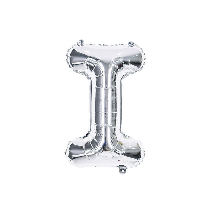 알파벳은박풍선 소 실버 [I] 자동실링 10입