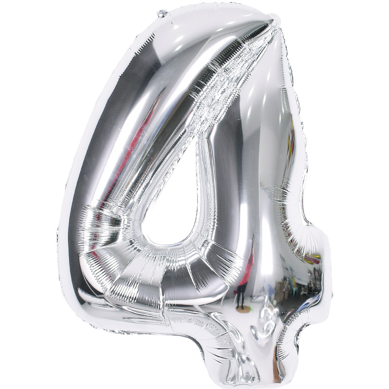 숫자은박풍선 대 [4] 실버 신형 [10입]