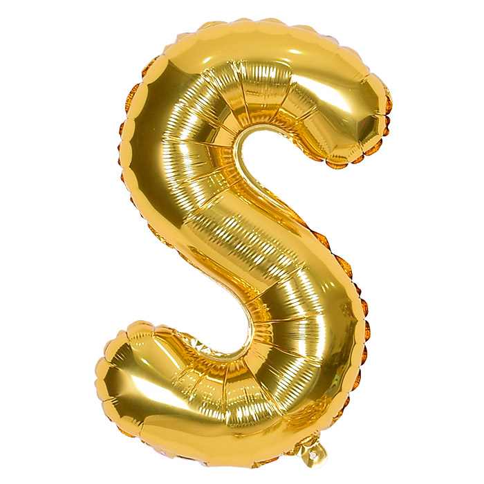 알파벳은박풍선 대 골드 [S]