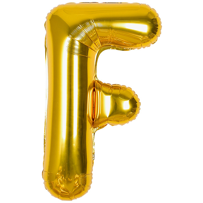 알파벳은박풍선 대 골드 [F]