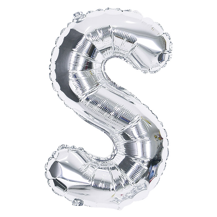 알파벳은박풍선 대 실버 [S]