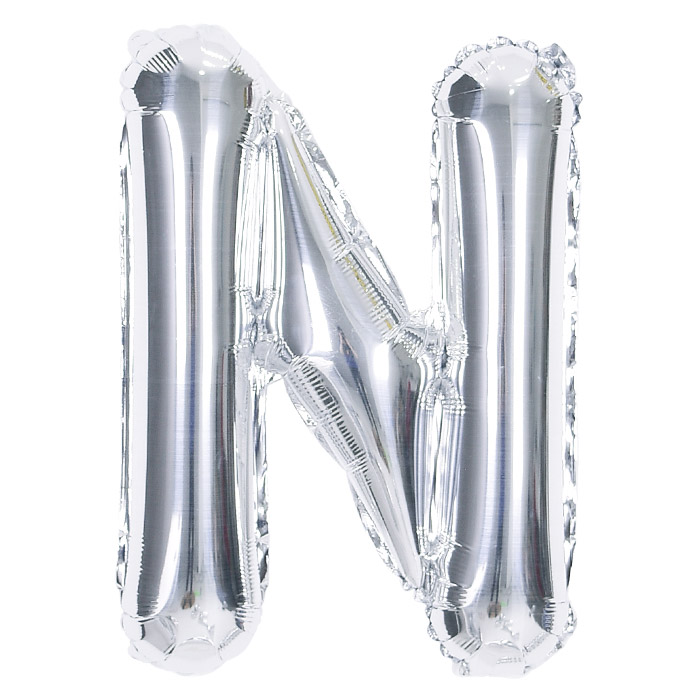 알파벳은박풍선 대 실버 [N]