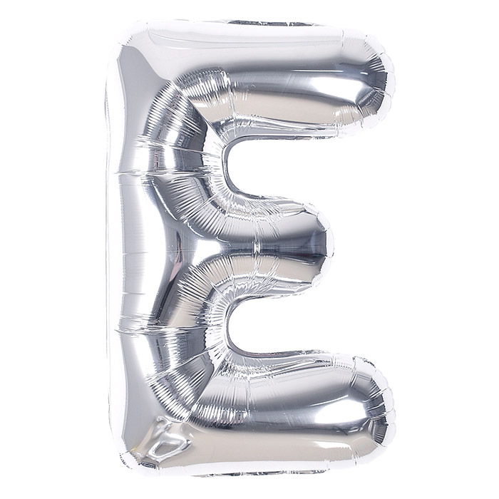 알파벳은박풍선 대 실버 [E]