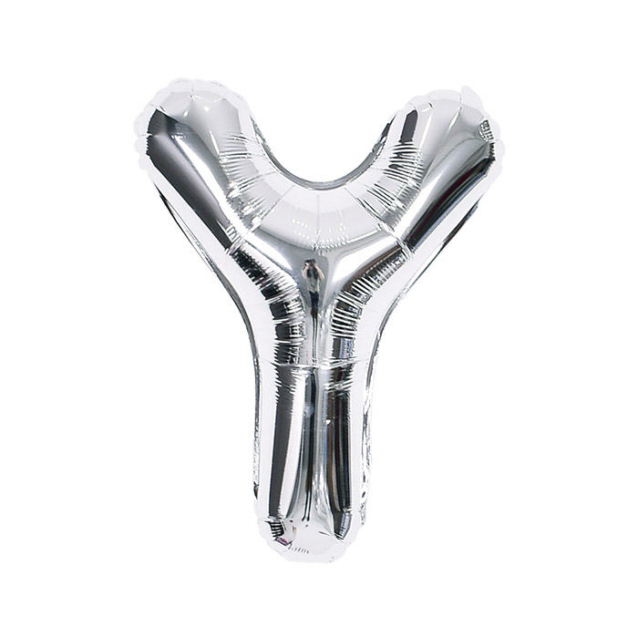 알파벳은박풍선 중 실버 [Y] 신형 [10입]