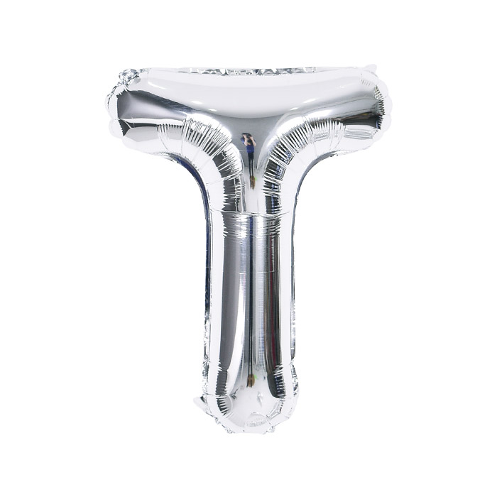 알파벳은박풍선 중 실버 [T] 신형 [10입]