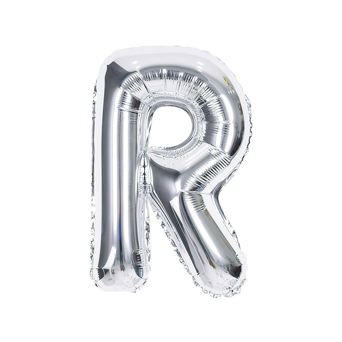 알파벳은박풍선 중 실버 [R] 신형 [10입]