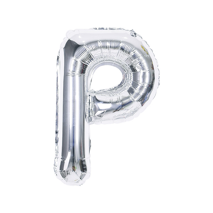 알파벳은박풍선 중 실버 [P] 신형 [10입]