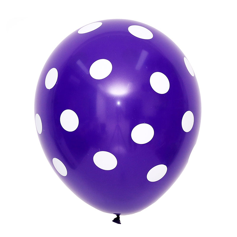 [셈퍼텍스] 30cm 도트 바이올렛 [50입]