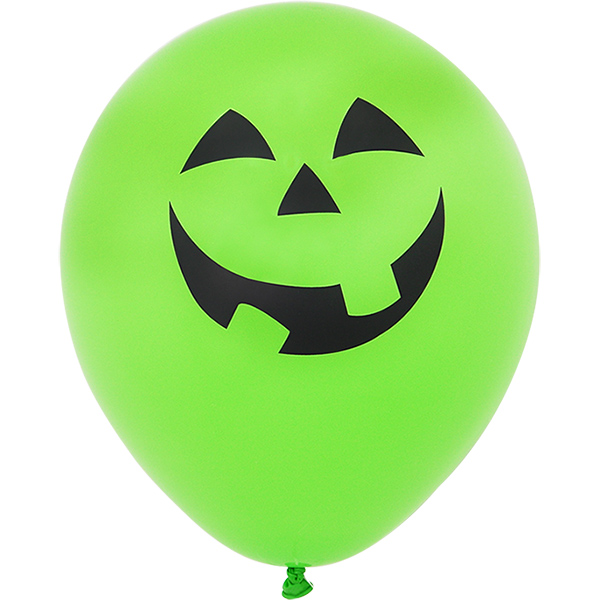 할로윈풍선 펌프킨 그린 10입