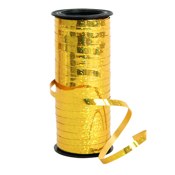 컬링리본 90m [홀로그램 골드]