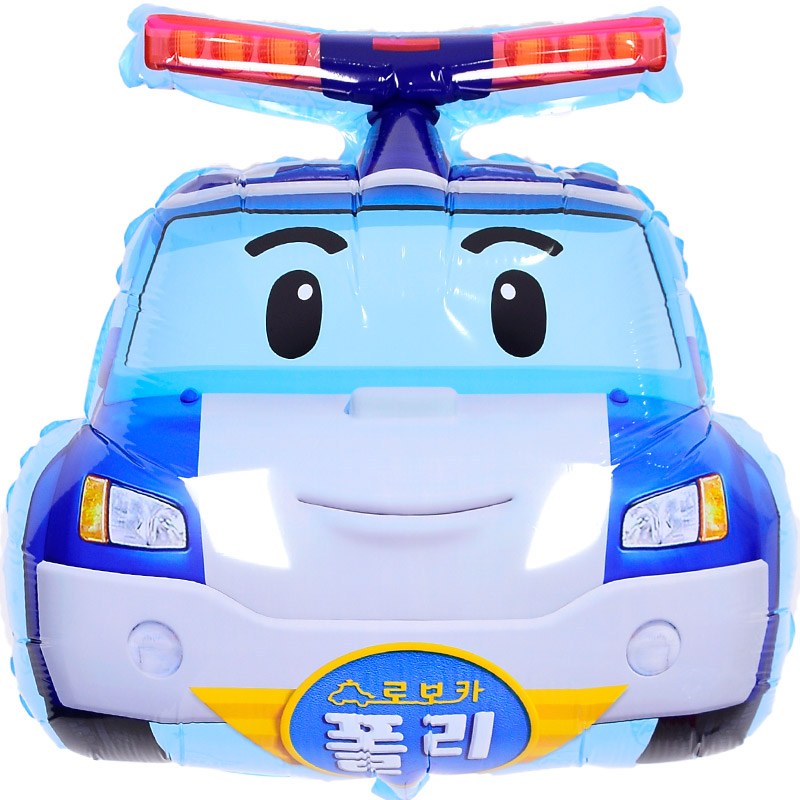 [국산]캐릭터풍선 로보카 폴리 [10장 한팩]