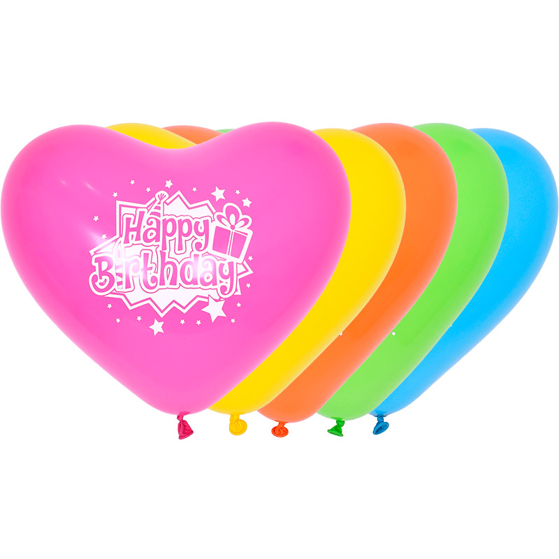 [셈퍼텍스] 하트인쇄 30cm 생일선물 [50입] 1+1증정행사 한봉사면한봉더