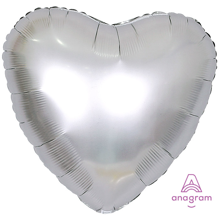 [Anagram]은박하트 18인치 플래티늄