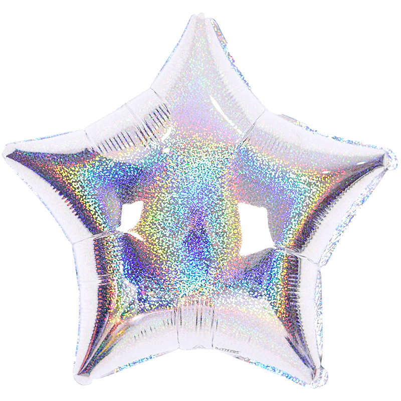 [Anagram]은박별 19인치 홀로그램 실버