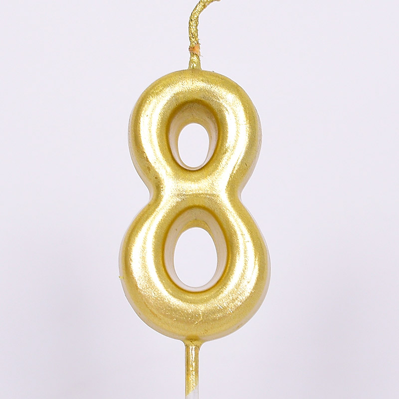 숫자초 골드 8 [25개한팩] 원가이하세일