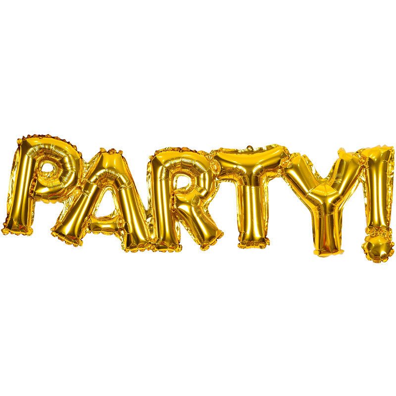 알파벳은박 PARTY! 골드 [원팩포장]