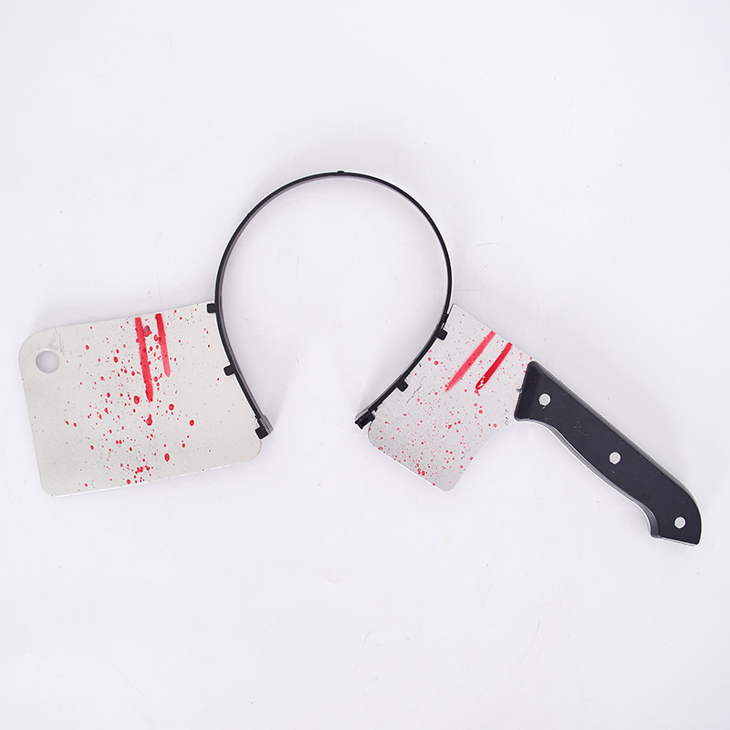 머리관통 식칼 머리띠