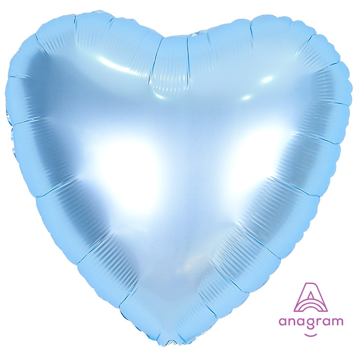 [Anagram]은박하트 18인치 샤틴파스텔 블루
