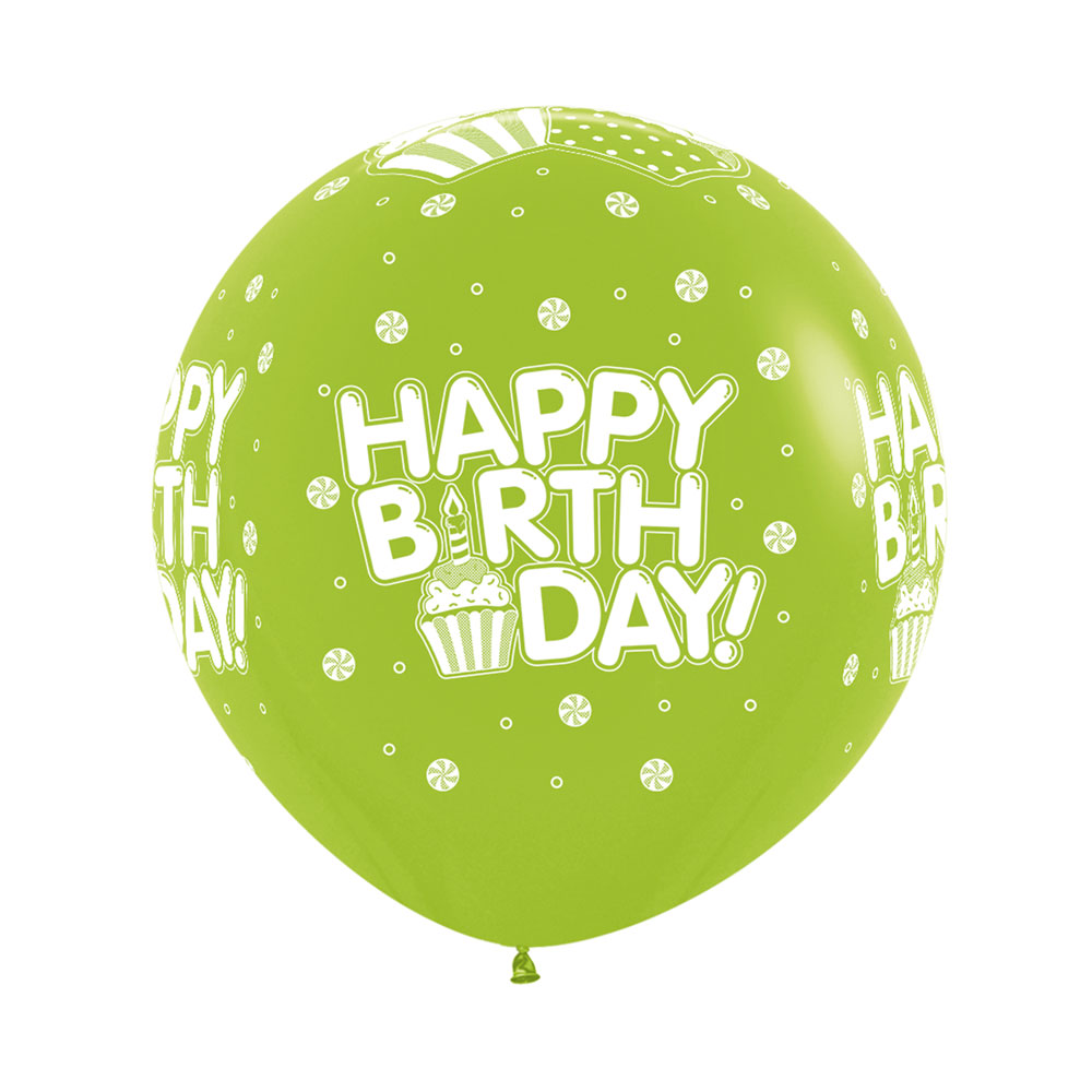 [셈퍼텍스] 90cm 생일컵케익 라임그린(031) 낱개