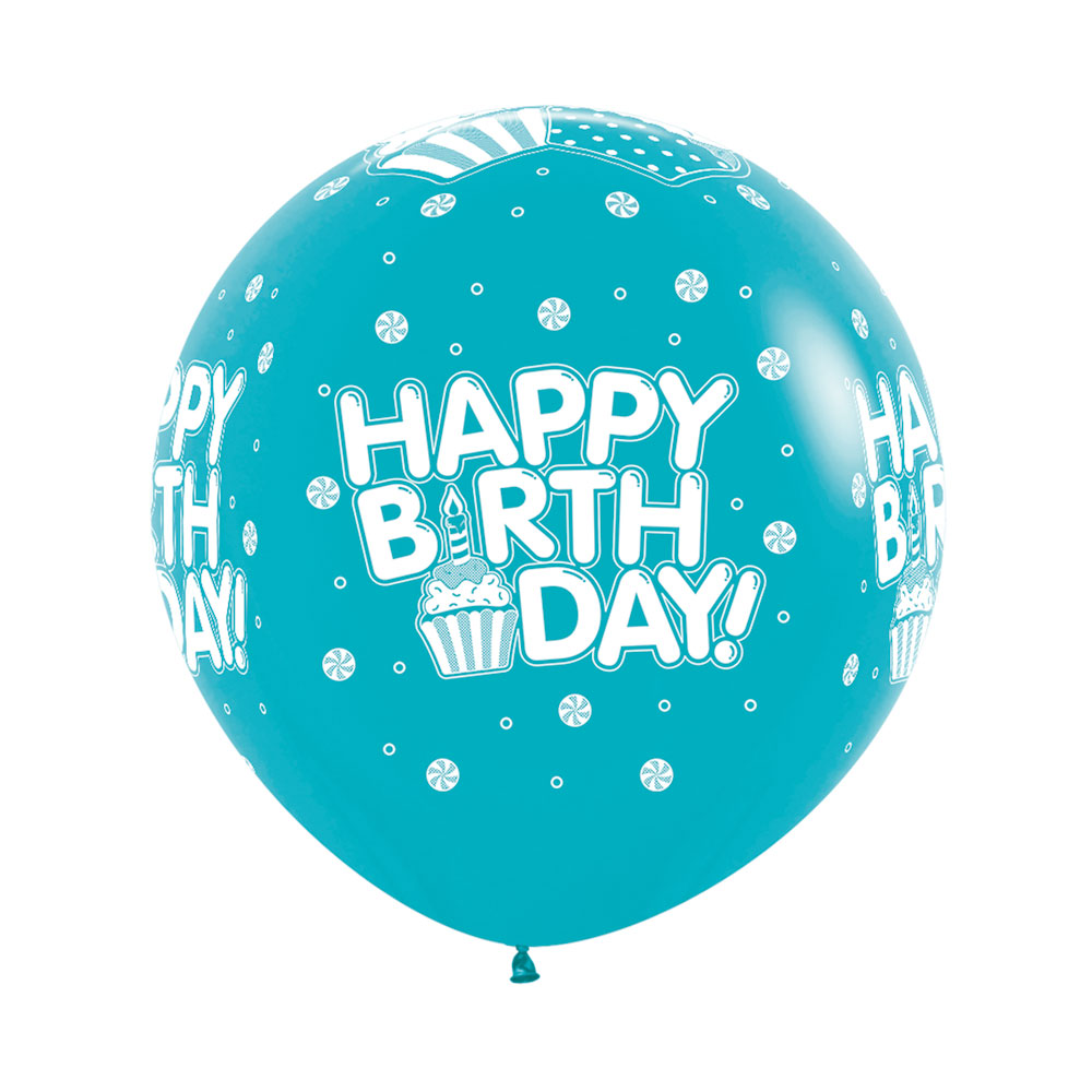 [셈퍼텍스] 90cm 생일컵케익 캐리리안블루(038) 낱개