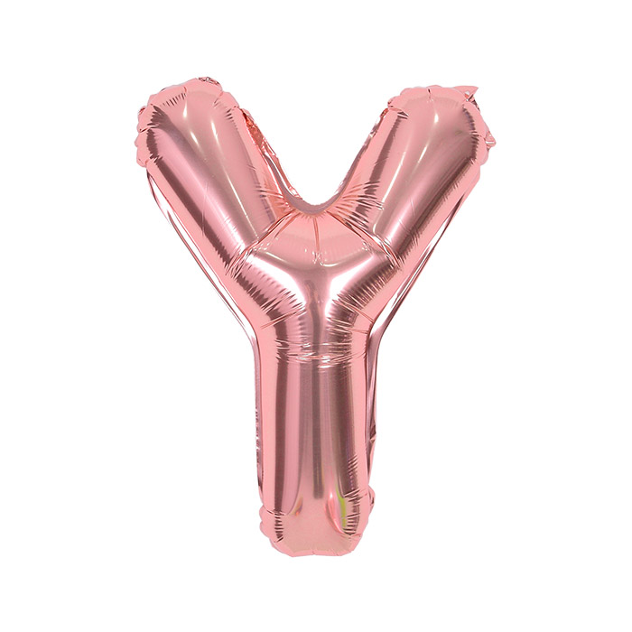 알파벳은박풍선 중 로즈골드 [Y] [10입]