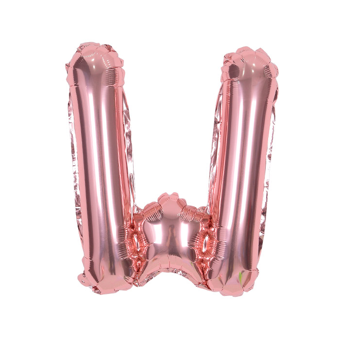 알파벳은박풍선 중 로즈골드 [W] [10입]