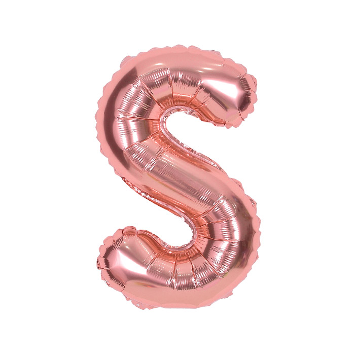 알파벳은박풍선 중 로즈골드 [S] [10입]