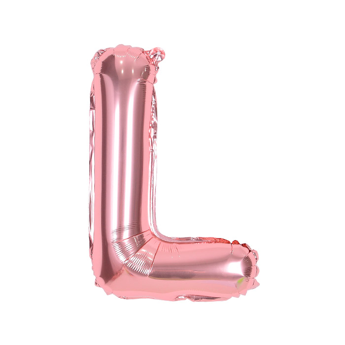 알파벳은박풍선 중 로즈골드 [L] [10입]