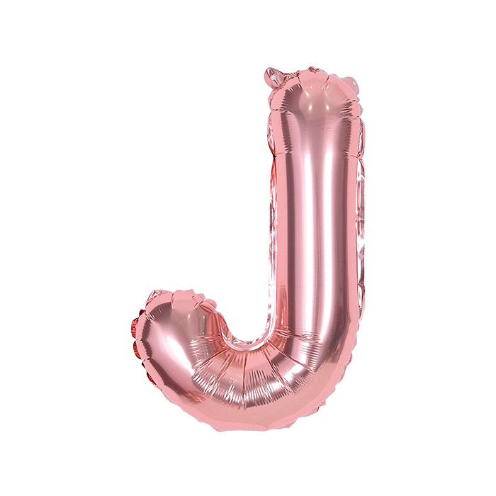 알파벳은박풍선 중 로즈골드 [J] [10입]