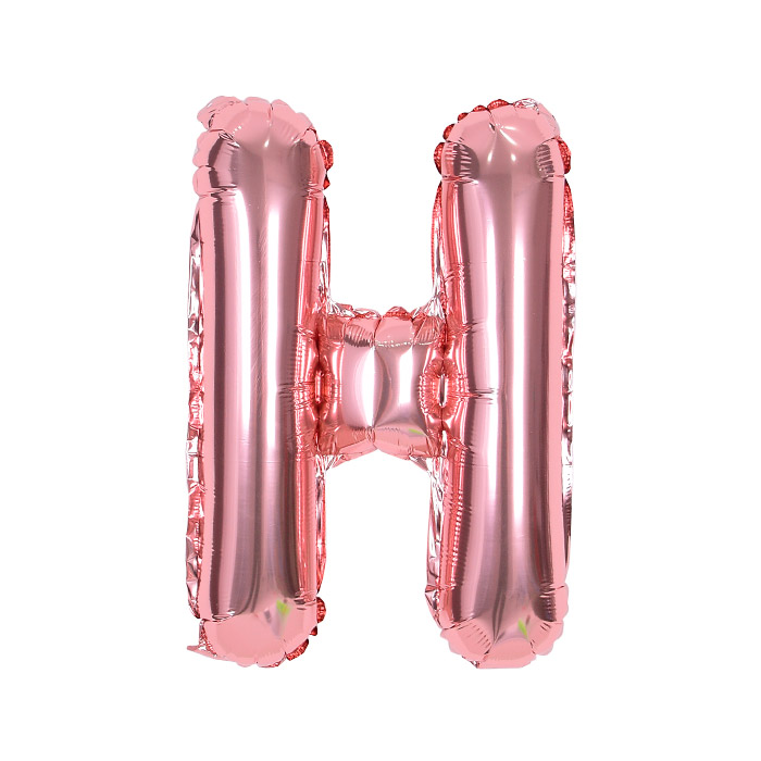 알파벳은박풍선 중 로즈골드 [H] [10입]