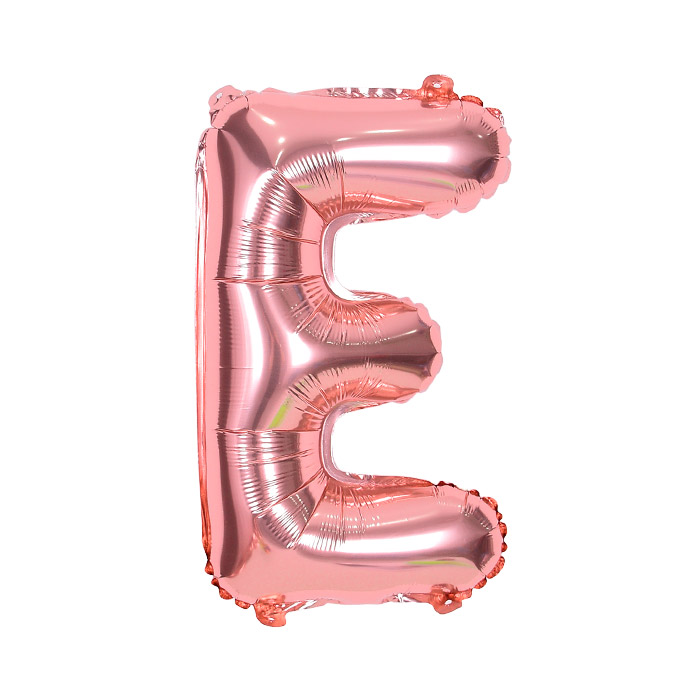 알파벳은박풍선 중 로즈골드 [E] [10입]