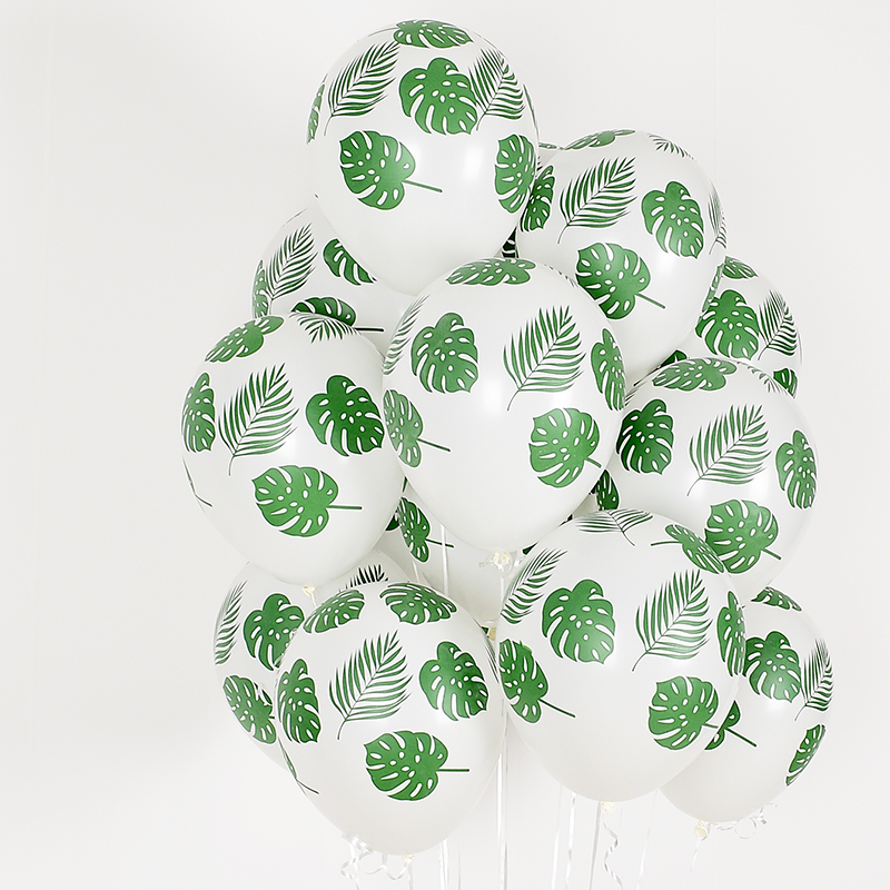 [셈퍼텍스] 30cm 트로피칼리프 화이트 [50입]