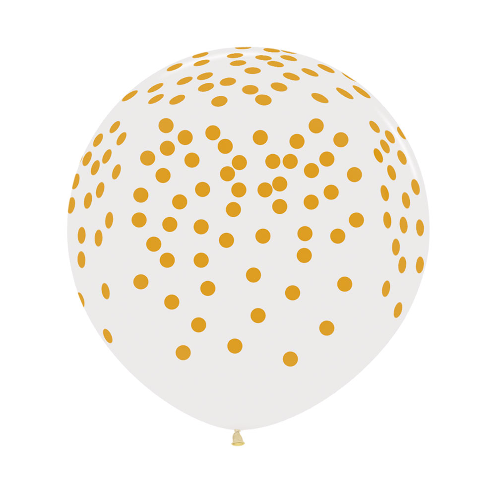 [셈퍼텍스] 90cm 골든컨페티 투명 [낱개]