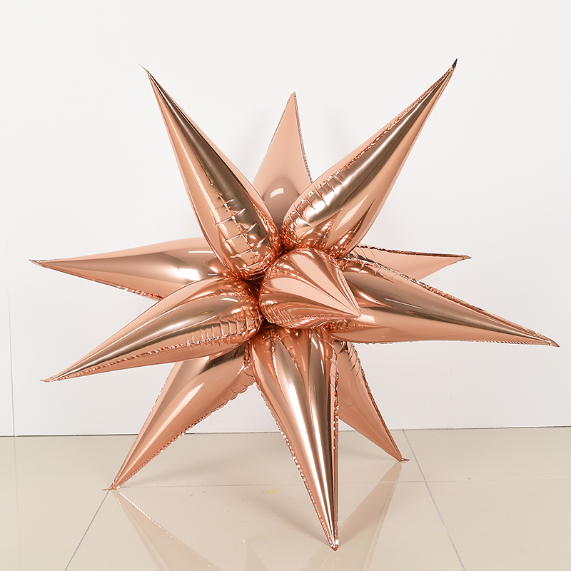 은박 익스플로전 스타 90cm 로즈골드