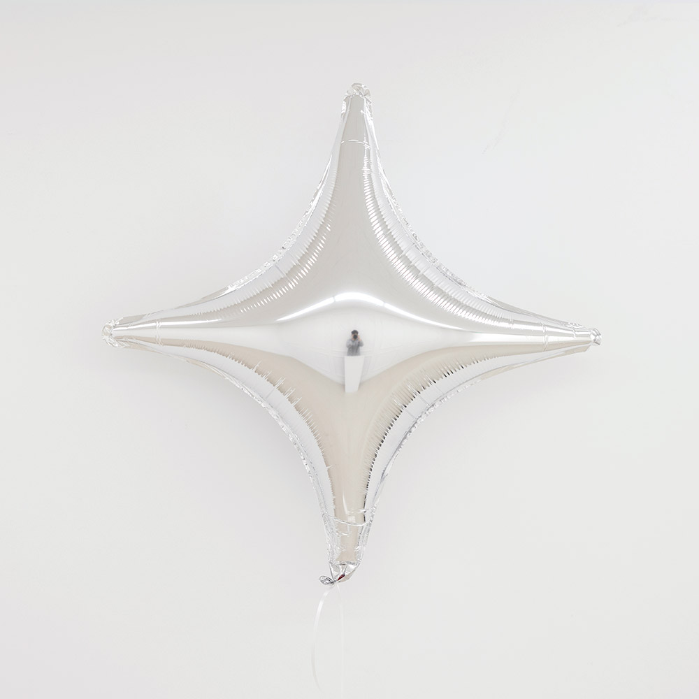 은박별 사각 22인치 실버 [10입]