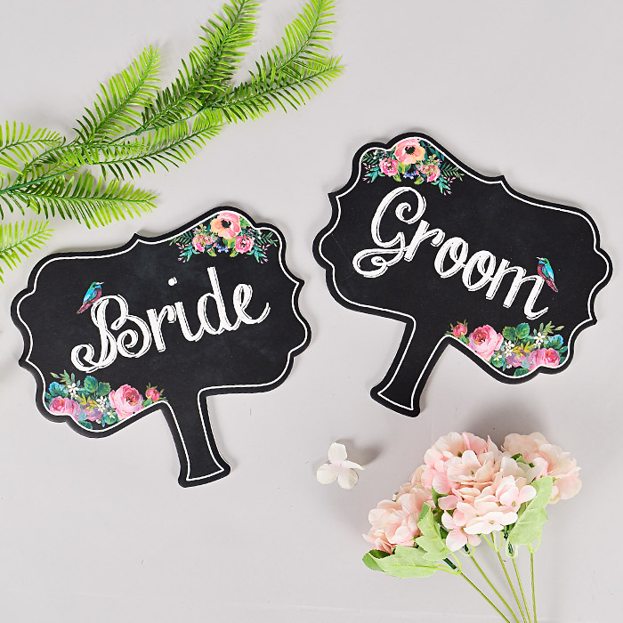 웨딩촬영 완소템 Bride/Groom사인 2개세트 [1+1 증정행사]