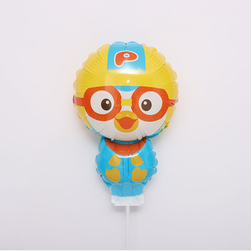 [국산]뽀로로 스틱풍선 [스틱포함] 10장한팩