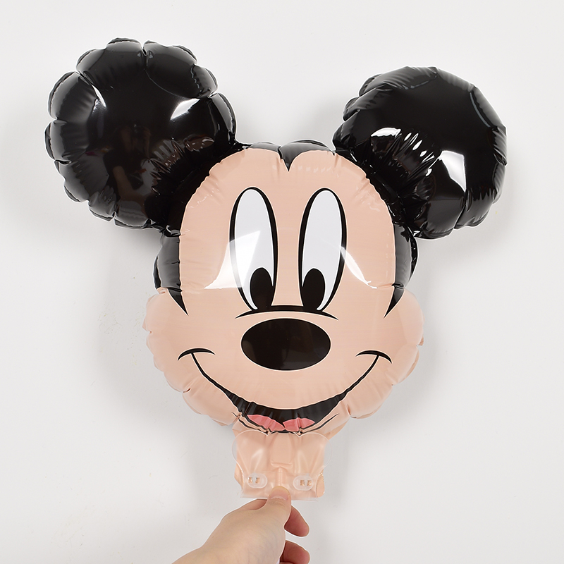 [국산]미키마우스 스틱풍선 [스틱포함] 10장한팩