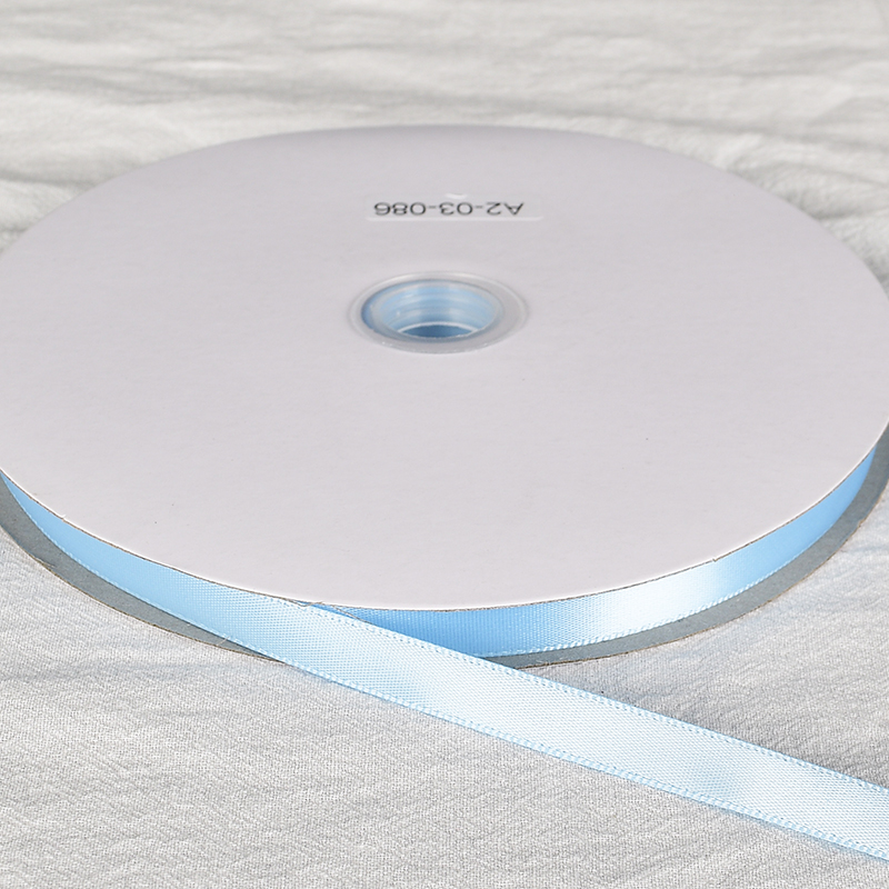 [폭 1cm] 공단리본 91m 라이트블루