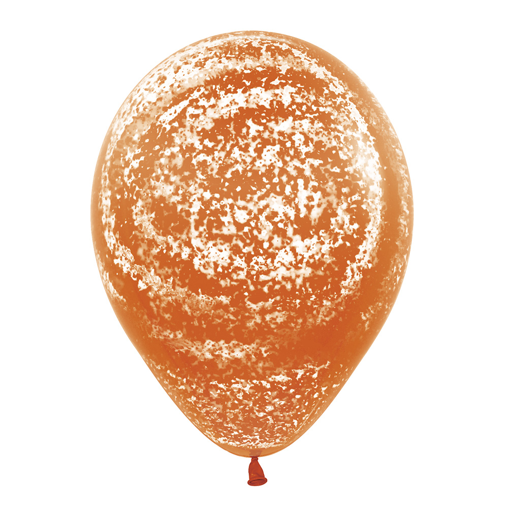 [셈퍼텍스] 30cm 그래피티벌룬 오렌지 [25입] 1+1증정행사 한봉사면한봉더
