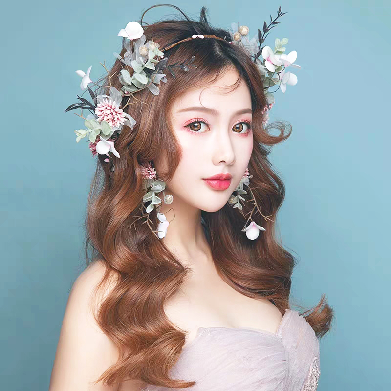 브라이덜 화관 귀걸이 세트 [1+1 증정행사]
