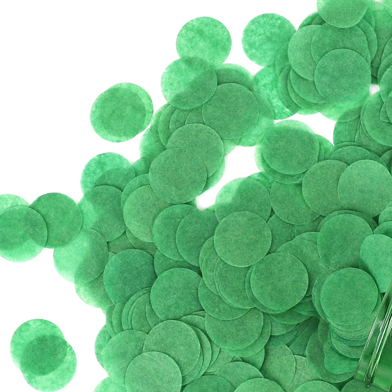 버블컨페티 [그린] 원형지름 2.5cm / 약 30g
